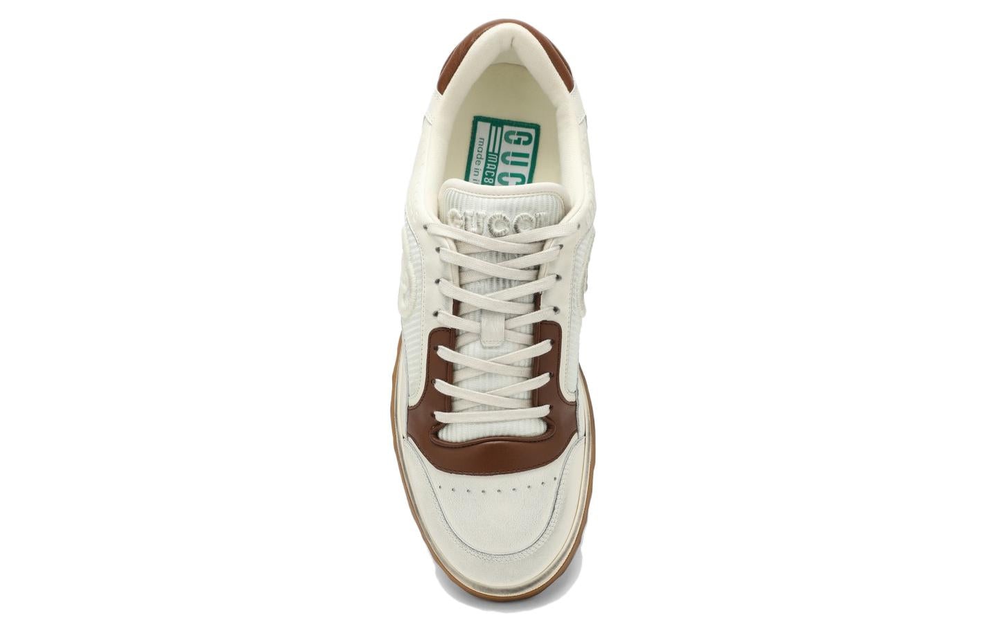 Gucci MAC80 Sneaker 'Off White Brown' 741656-AAB79-9155 - 5