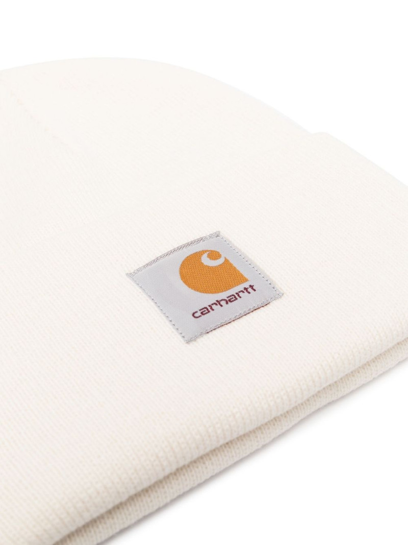 Carhartt logo-patch knit beanie outlook