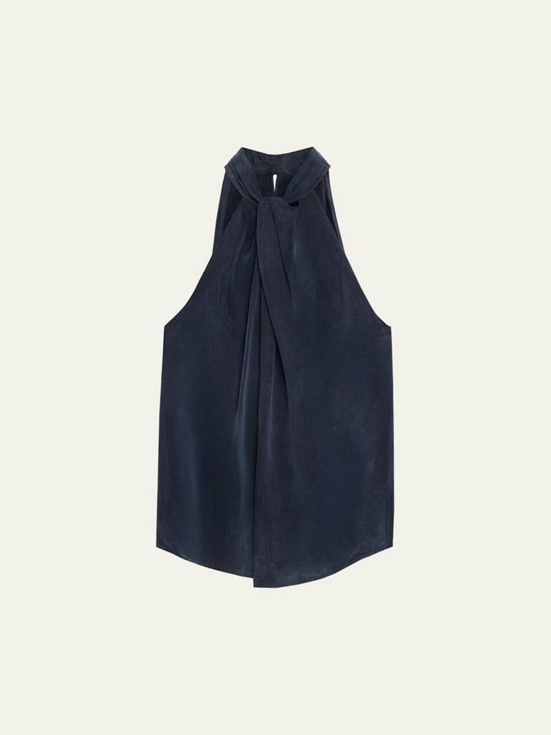 Shela Twisted Sleeveless Blouse 1