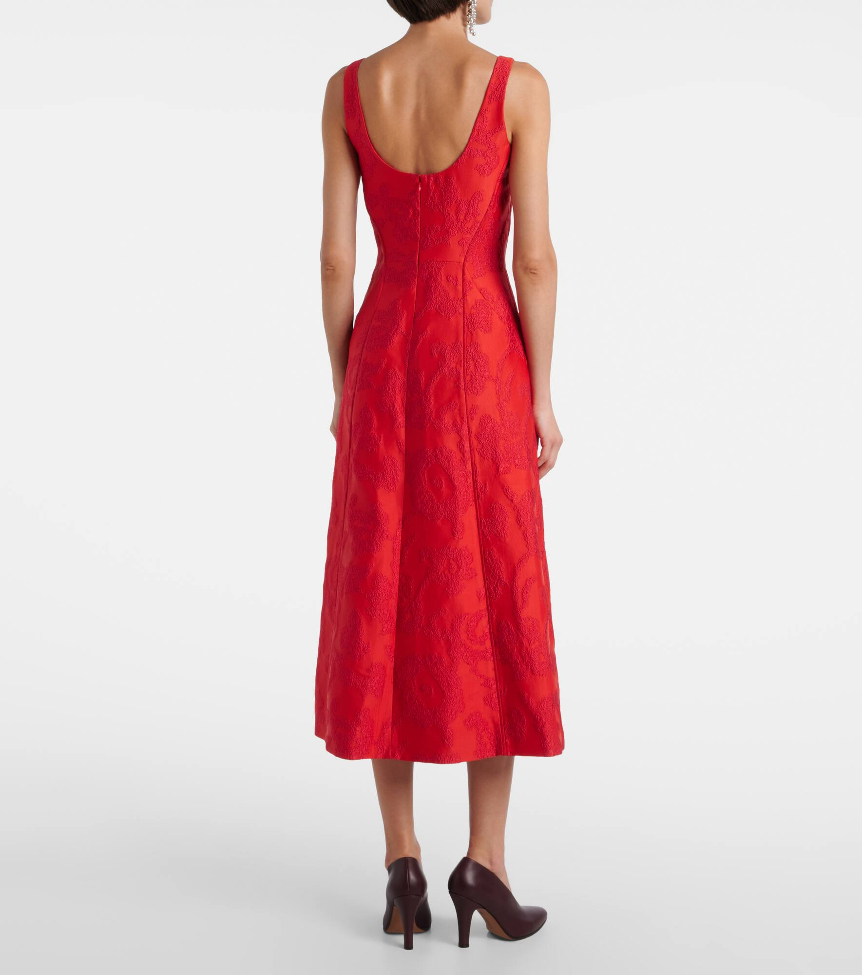 Labrina jacquard bouclé midi dress - 3