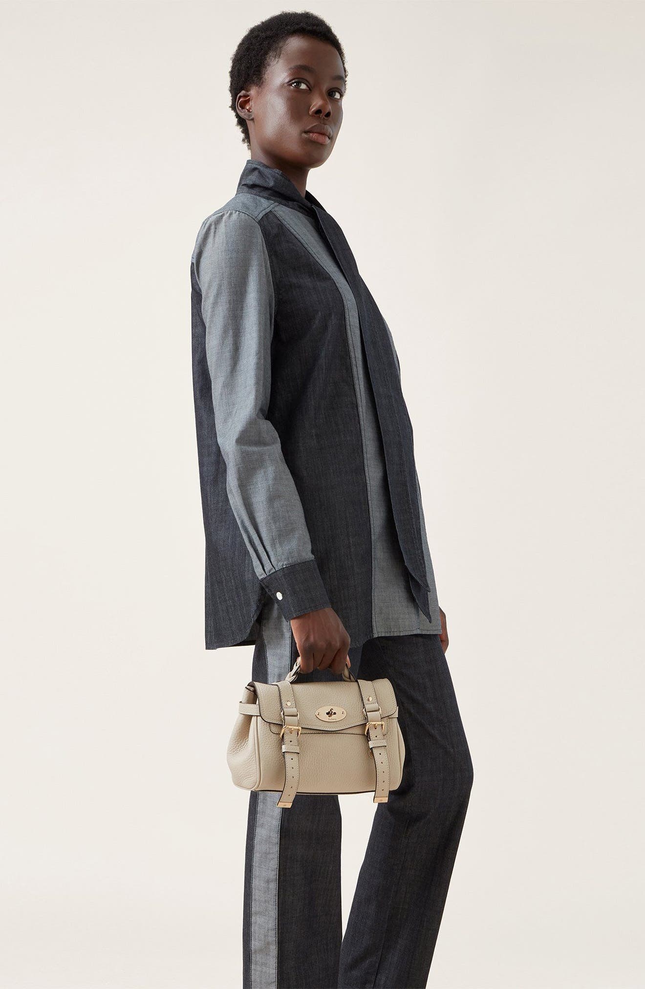 Mini Alexa Leather Satchel - 7