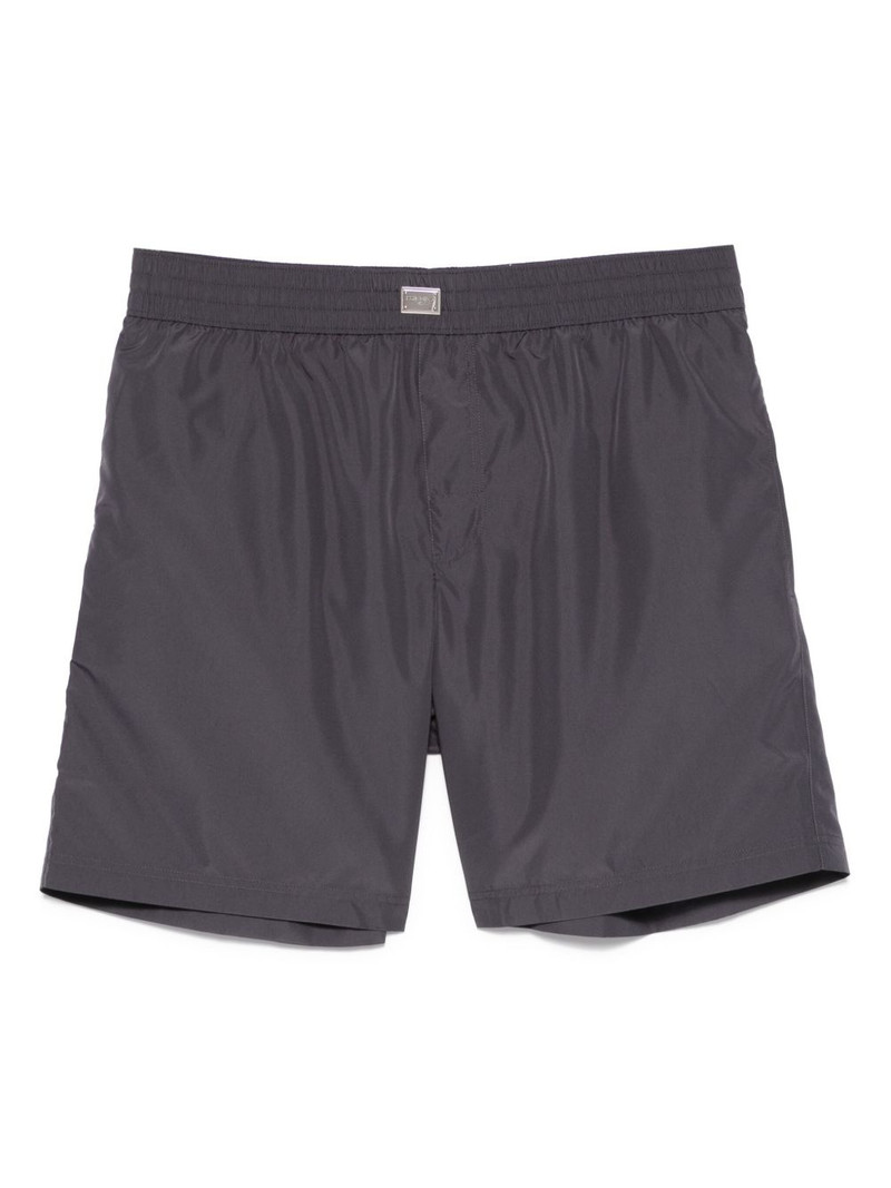 logo-plaque swim shorts 1