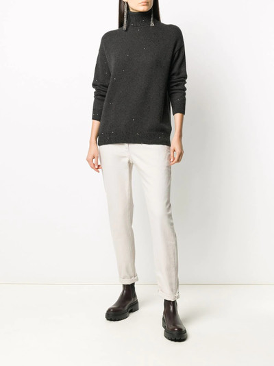 Brunello Cucinelli sequin detailjumper outlook