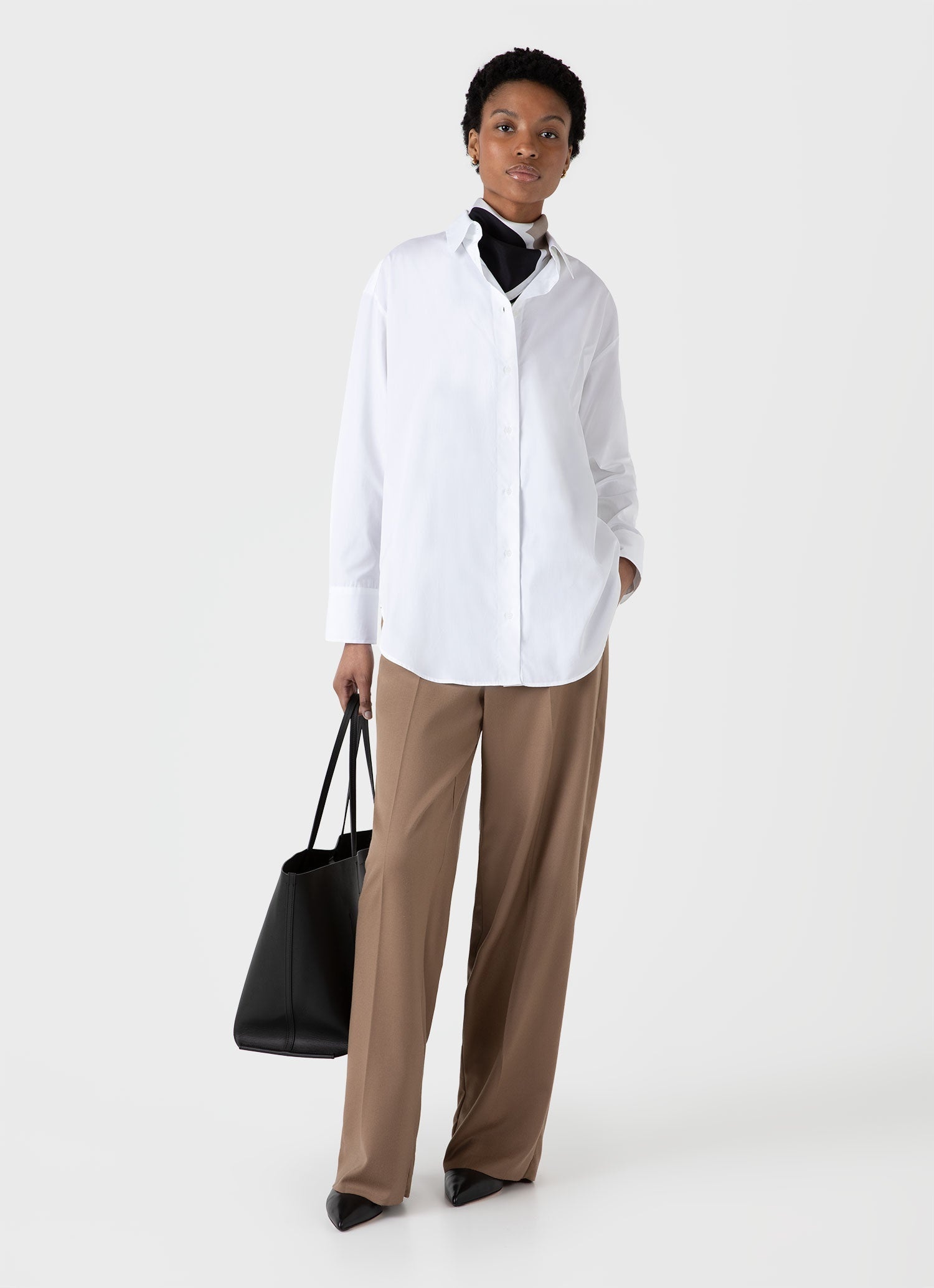 Oversized Poplin Shirt - 2