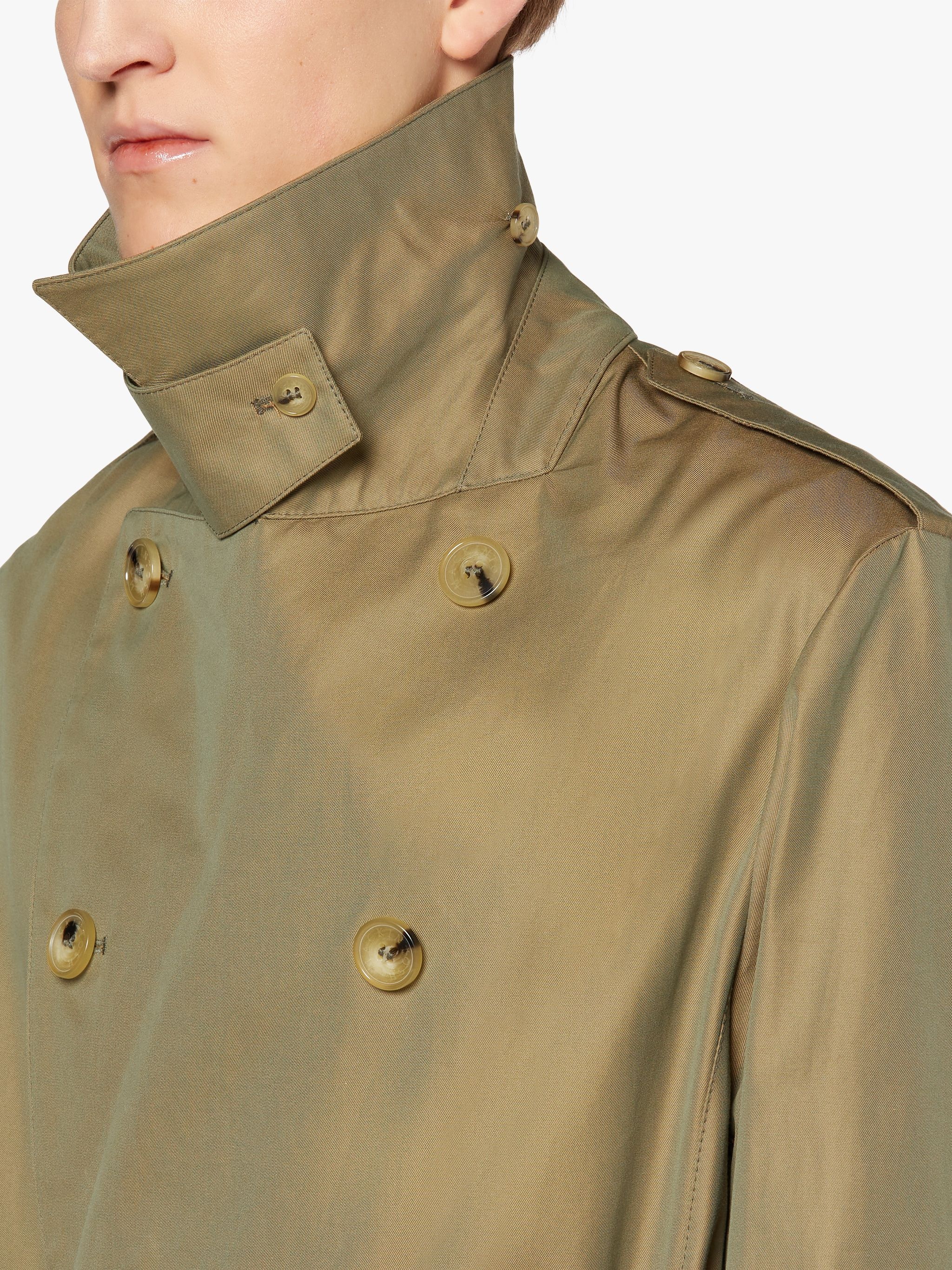 ST ANDREWS KHAKI GABARDINE COTTON TRENCH COAT | GMC-101 - 5
