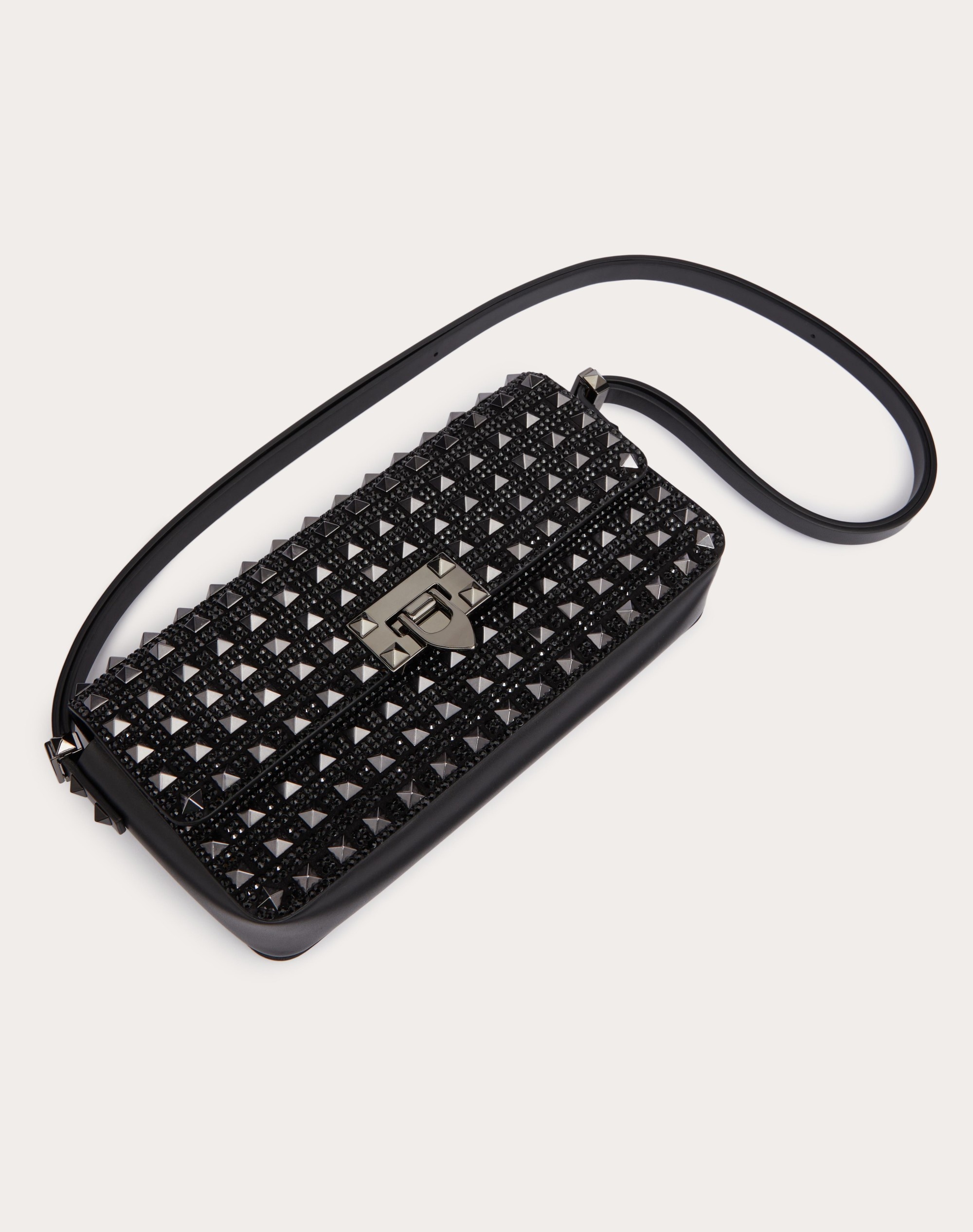 ROCKSTUD23 E/W EMBROIDERED SHOULDER BAG - 5