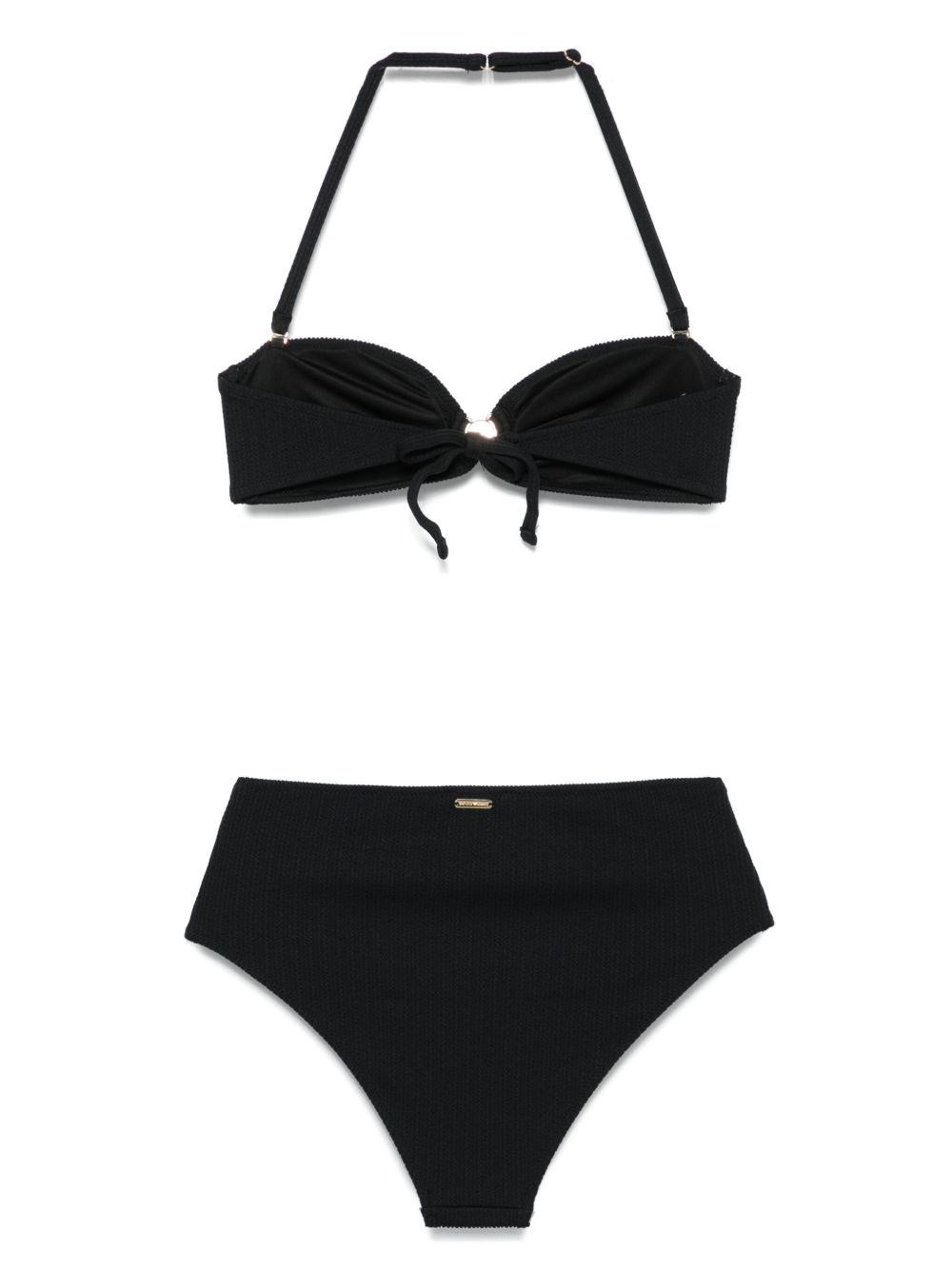 High waist brief bikini set - 2