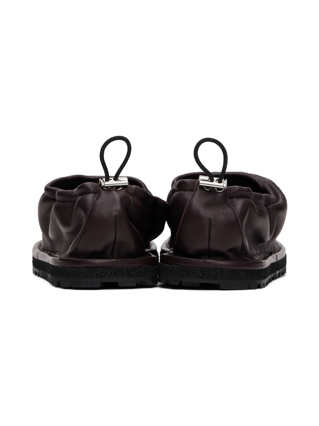 Brown Drawstring Slippers - 2