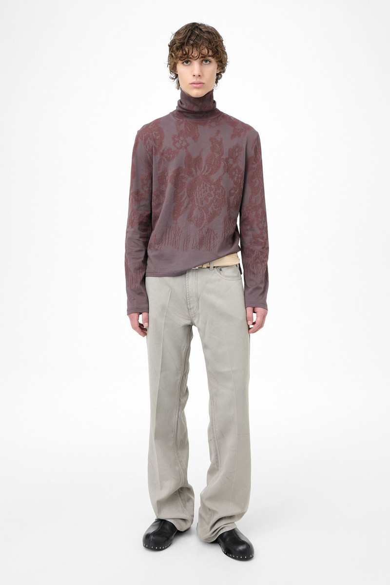 Our Legacy Our Legacy Tutor Rollneck Tasty Raisin Lace Stencil outlook