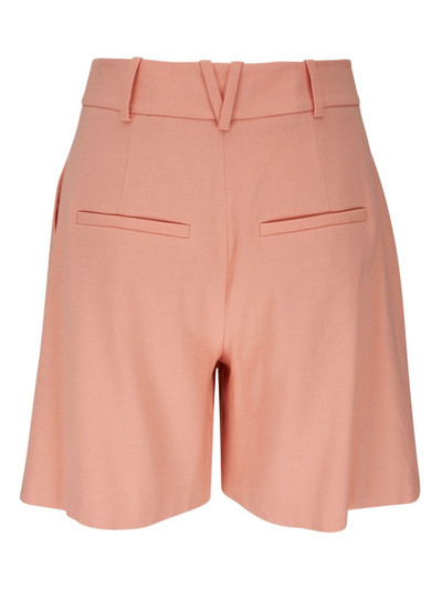 VERONICA BEARD Noemi linen-blend tailored shorts outlook