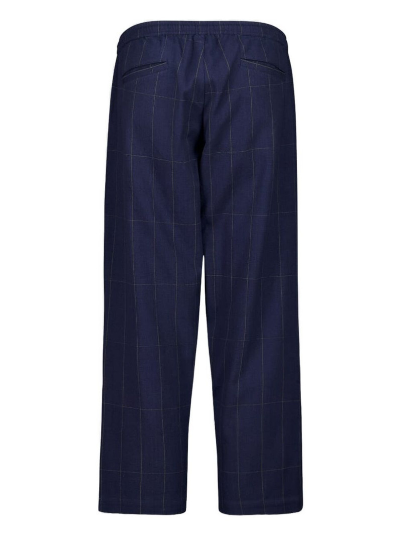 baziszt drawstring checked trousers outlook