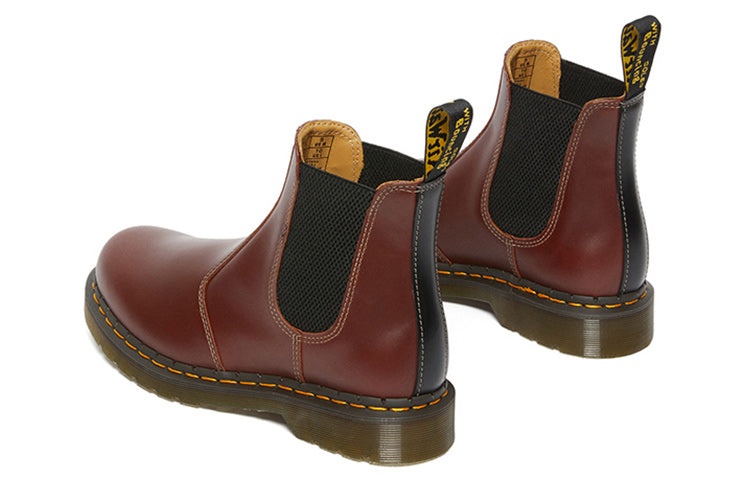 Dr. Martens 2976 Abruzzo Leather Chelsea Boots 'Brown Black' 27547201 - 3