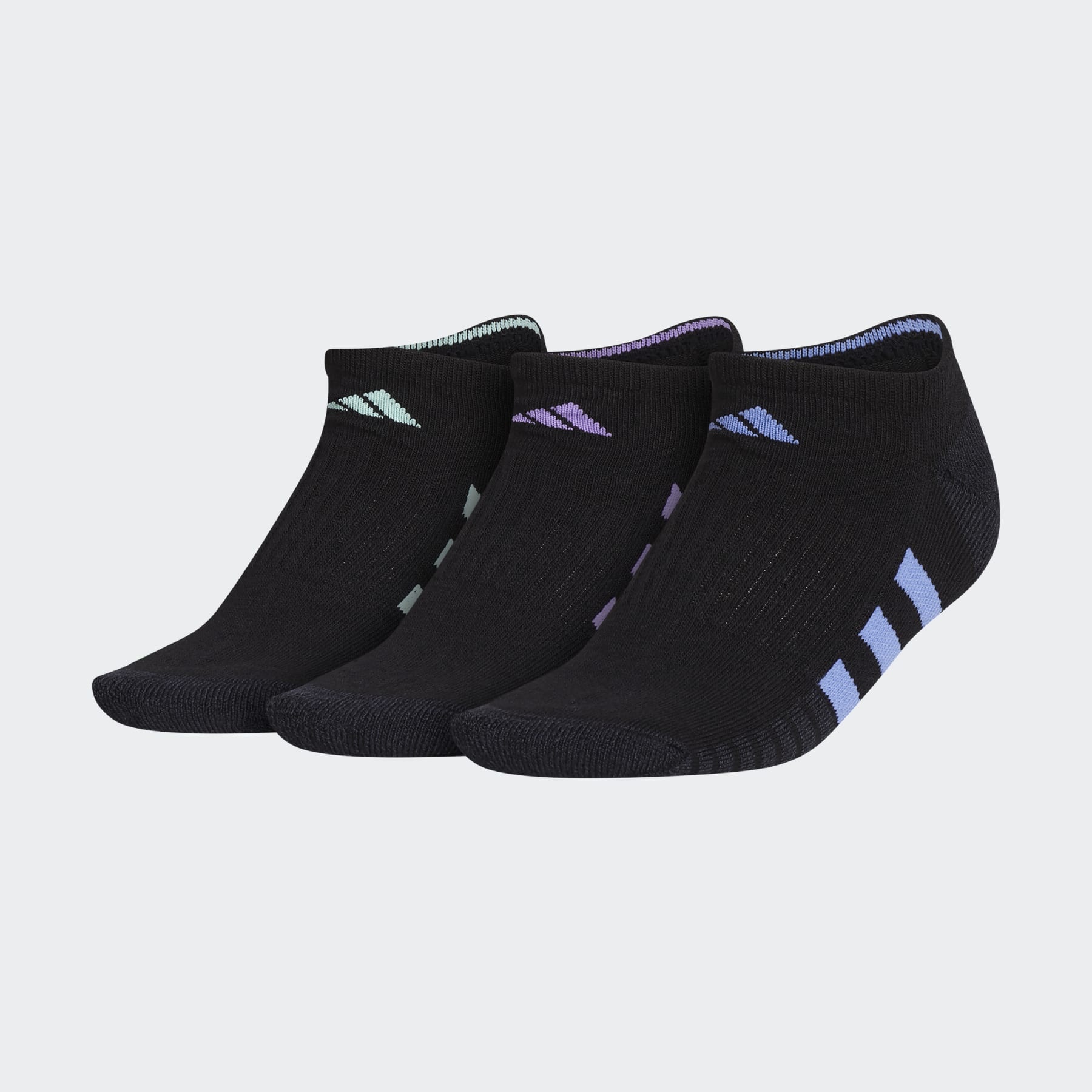 Cushioned 3 No-Show Socks 3 Pairs - 1