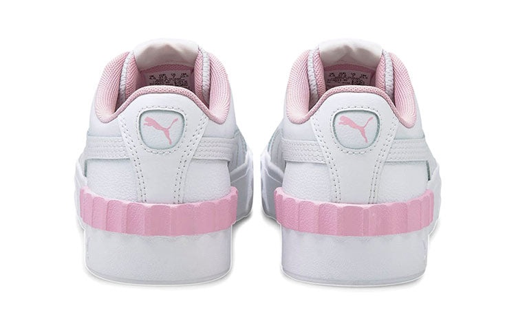 (WMNS) PUMA Carina Lift Casual Board Shoes White/Pink 373031-10 - 4
