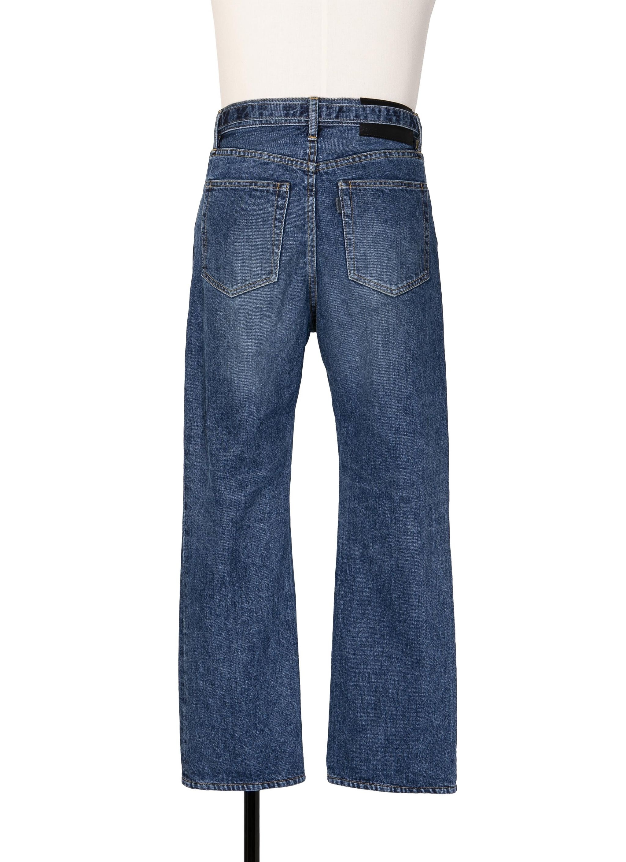Boot Cut Denim Pants - 3