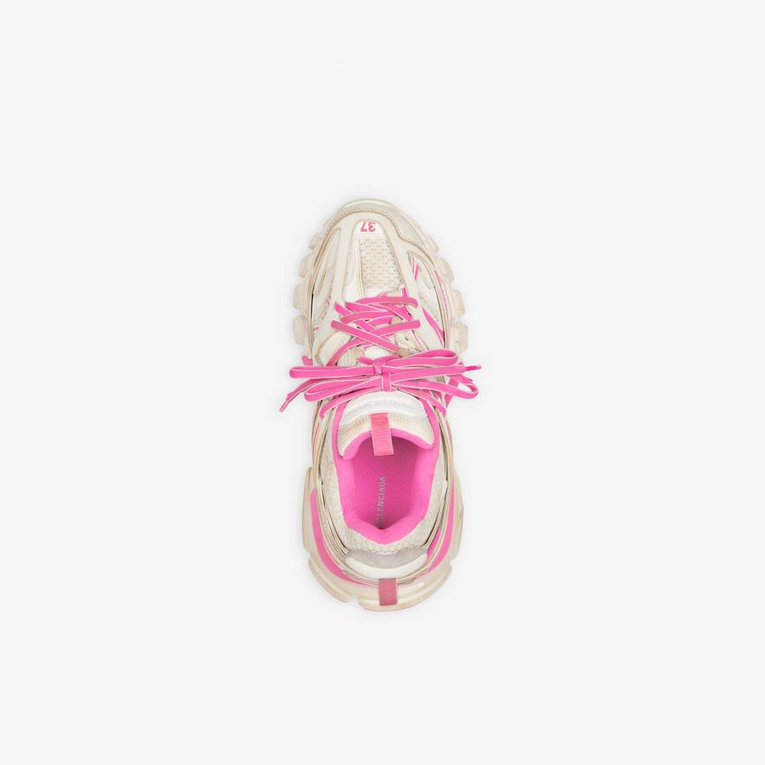 Women's Track Sneaker Worn Out in Purple/white - 5