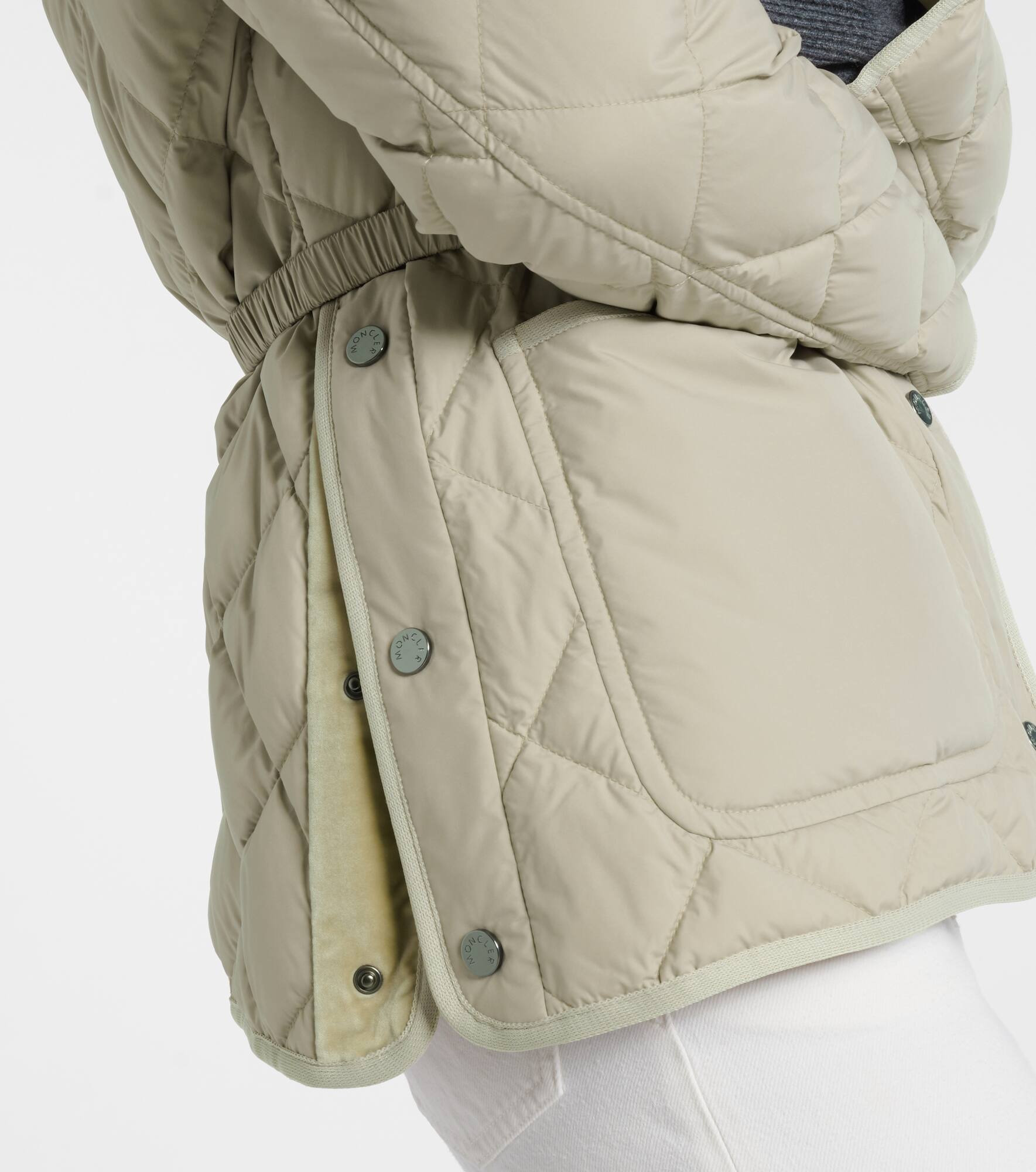 Cygne faux fur-trimmed down jacket - 6