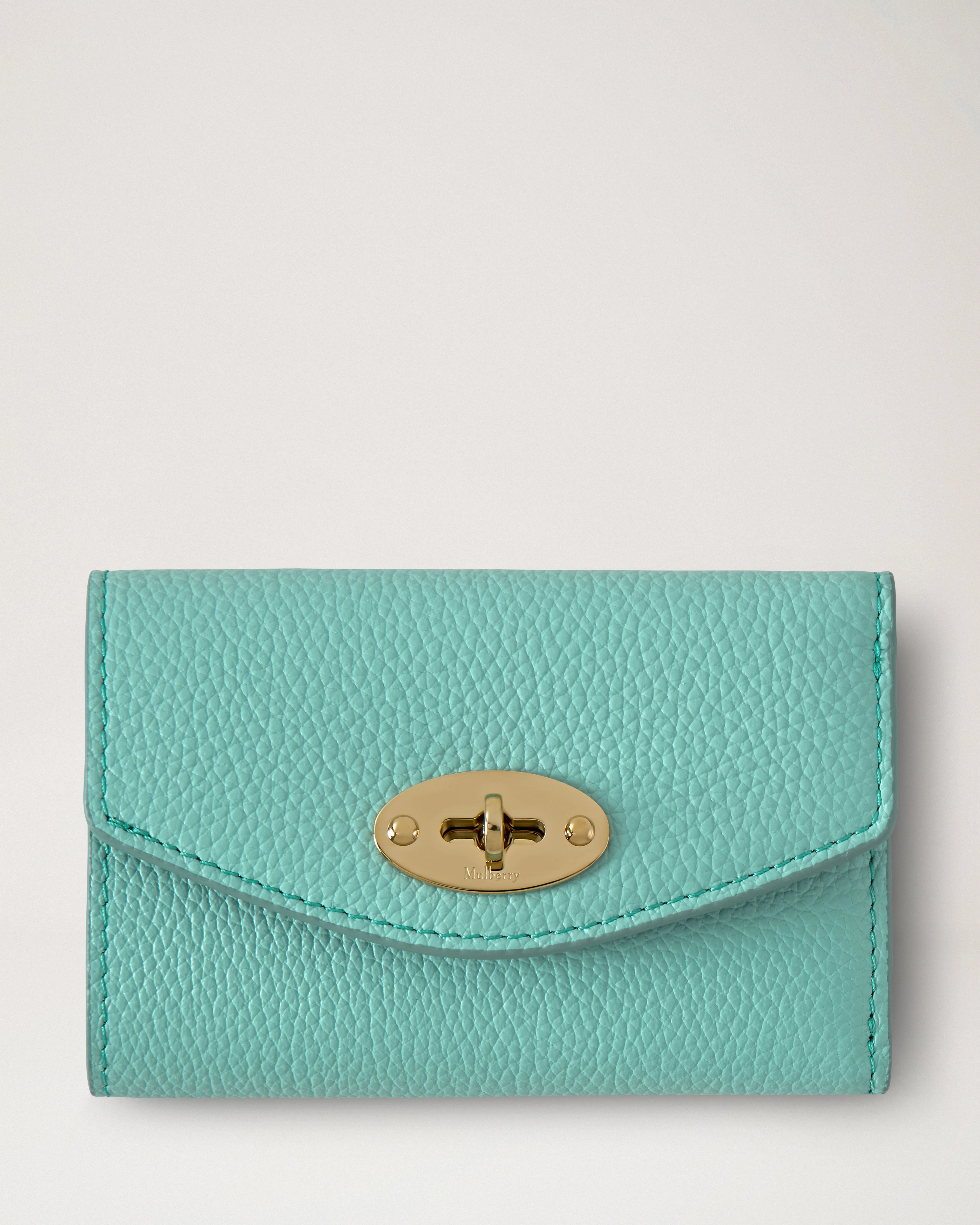 Darley Folded Multi-Card Wallet Marina Blue Small Classic Grain - 1