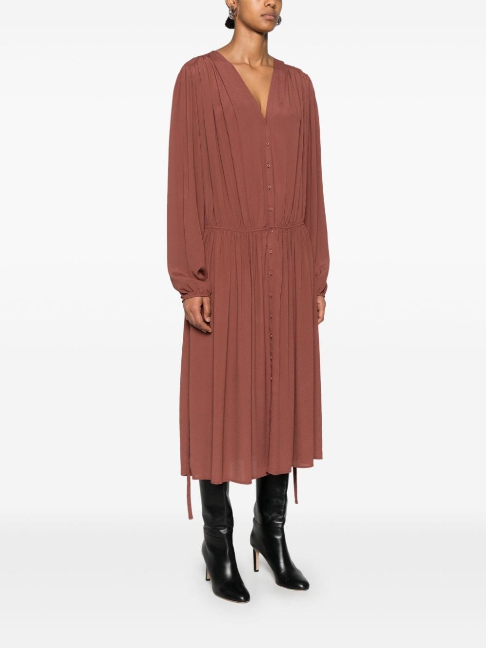 blouse midi dress - 3