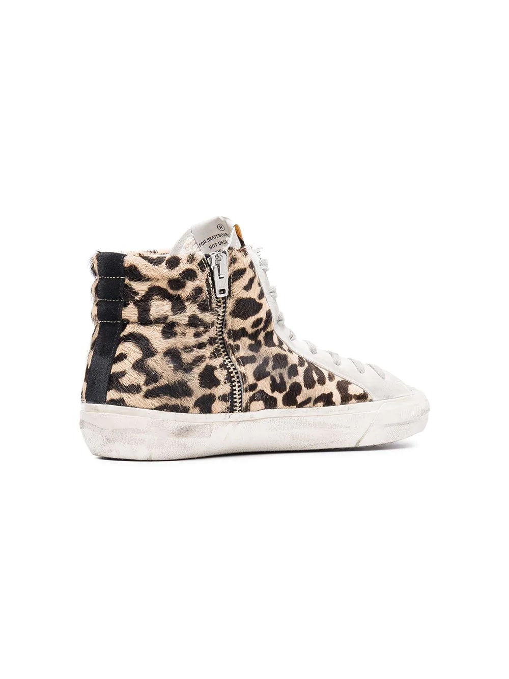 Leopard Print Slide Pony hi top sneakers - 4