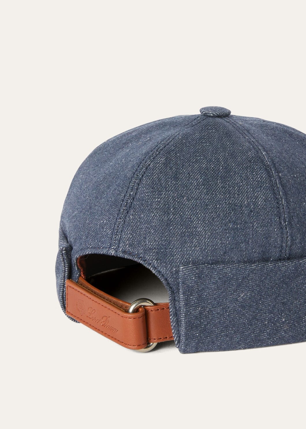 Denim Flower Beanie Hat - 4