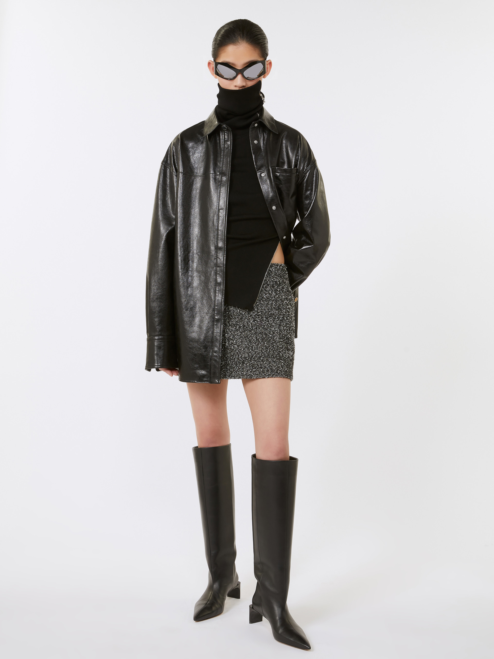 ANEMONE Wool-blend mini skirt - 2