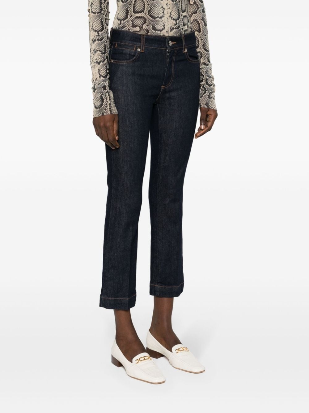 Record low-rise cropped jeans - 3