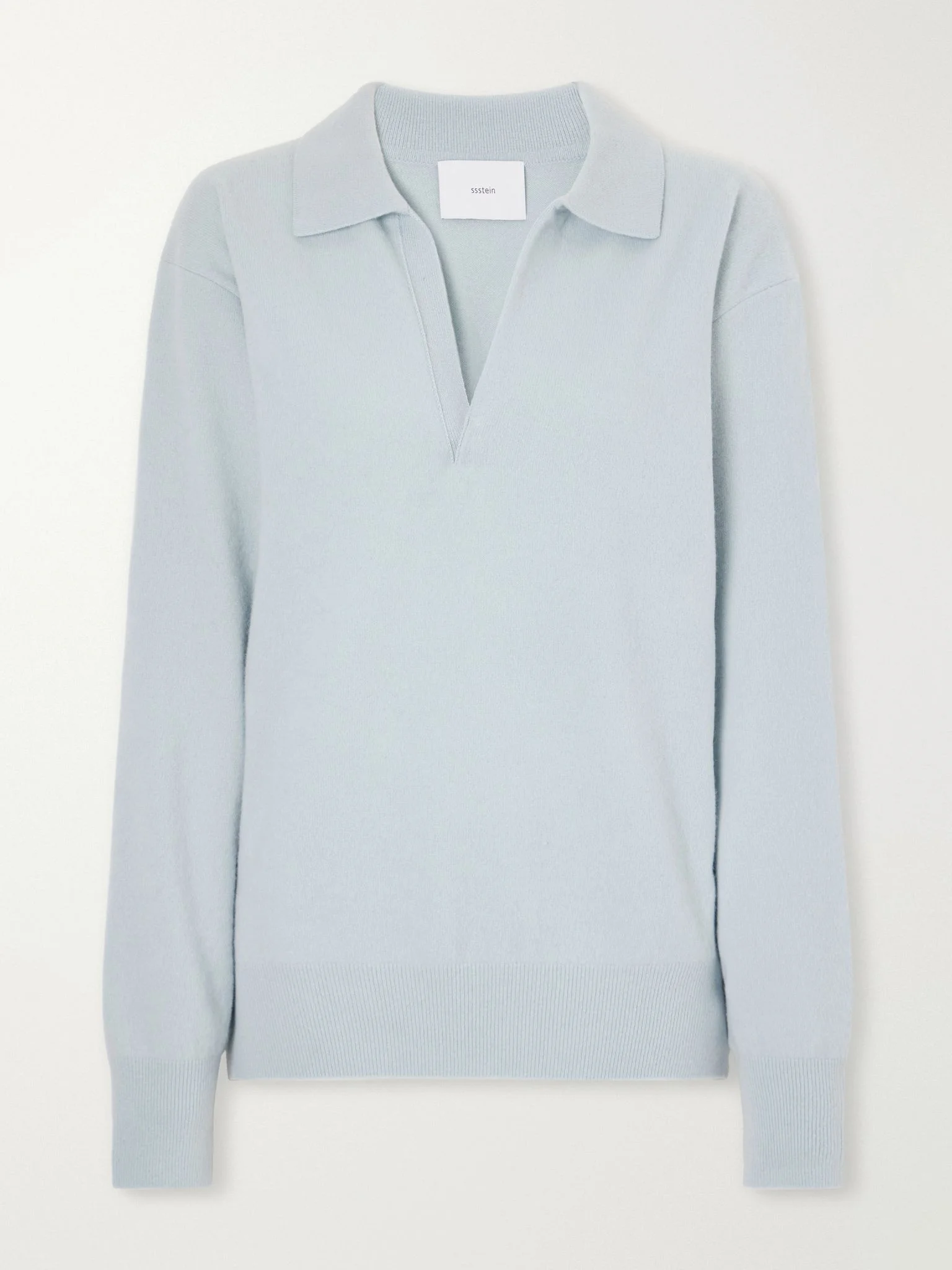 Skipper wool polo sweater Light blue - 1