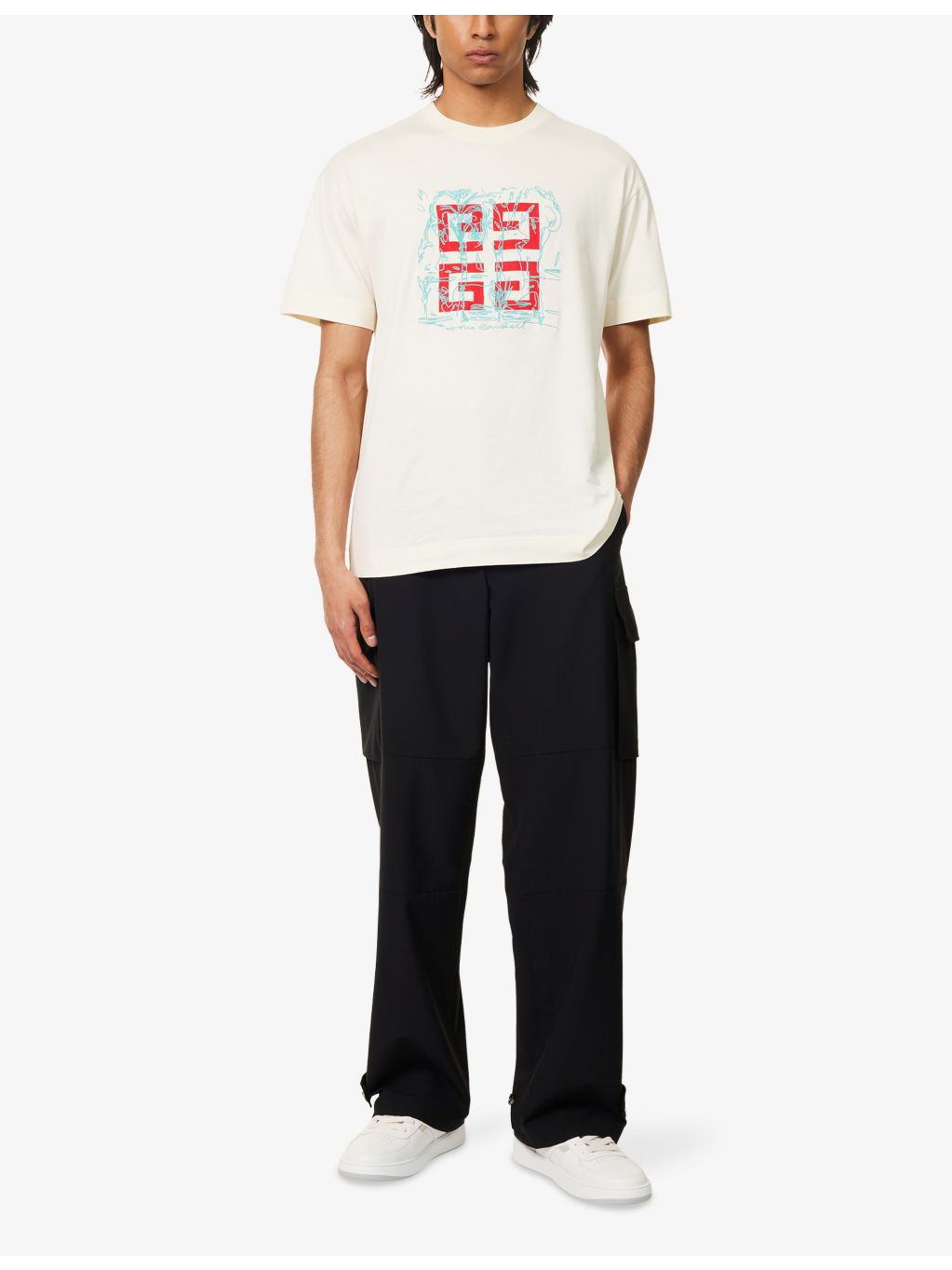 Embroidered Logo-Print Cotton-Jersey T-Shirt - 2