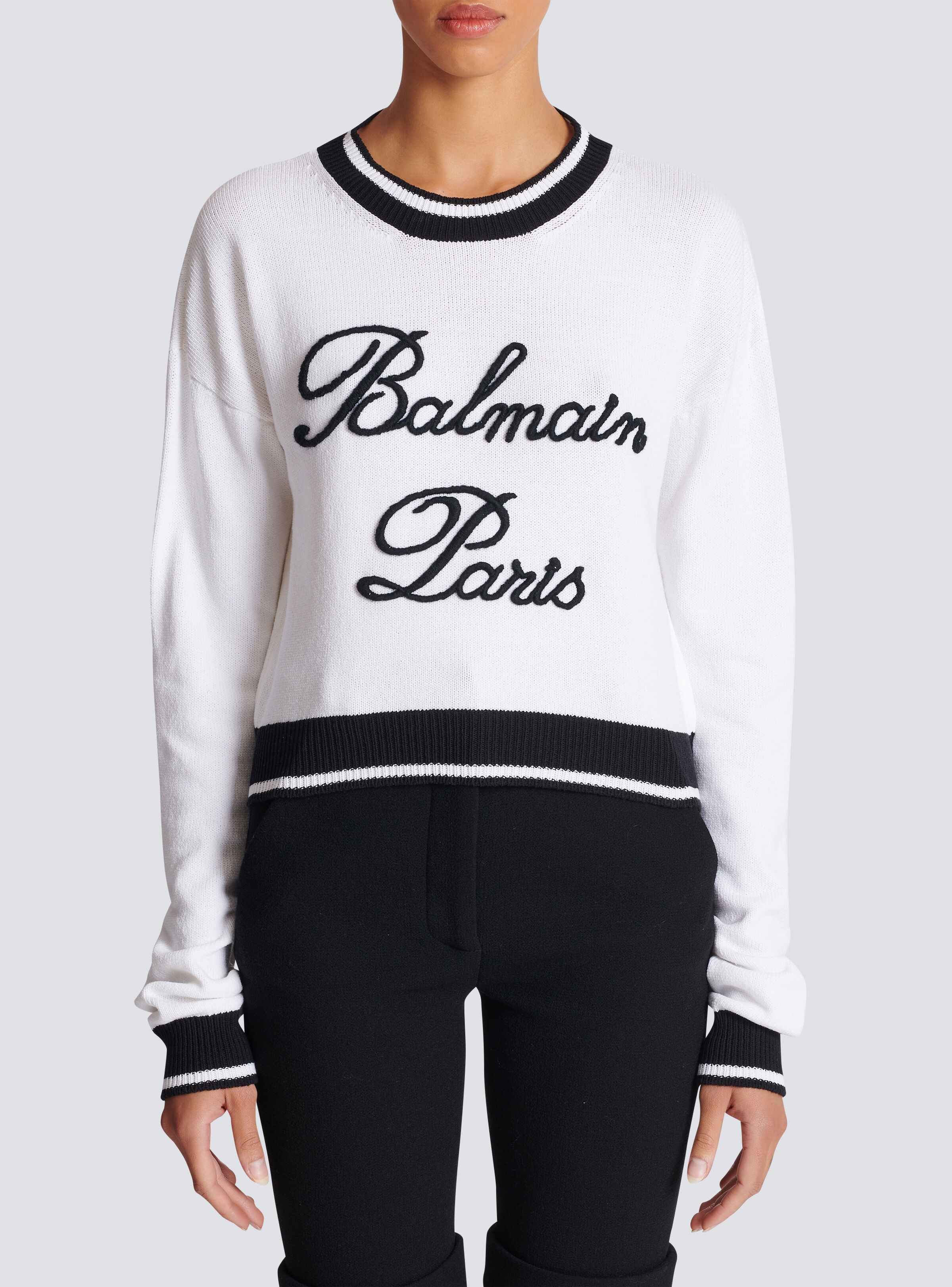 Balmain Signature knit jumper - 5