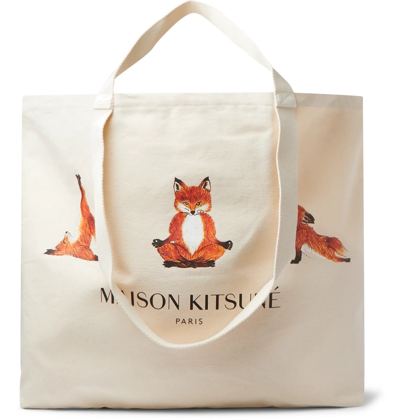 XXL Logo-Print Cotton-Canvas Tote Bag - 1