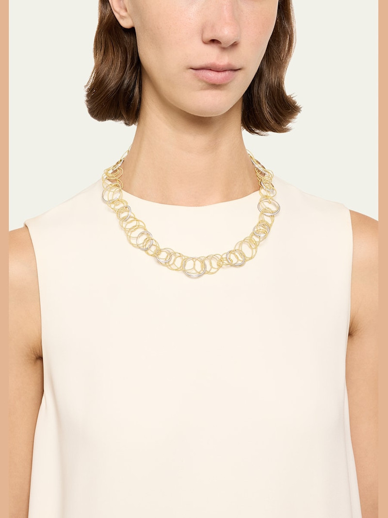 Buccellati Hawaii 18K Diamond Short Necklace, 48cm outlook