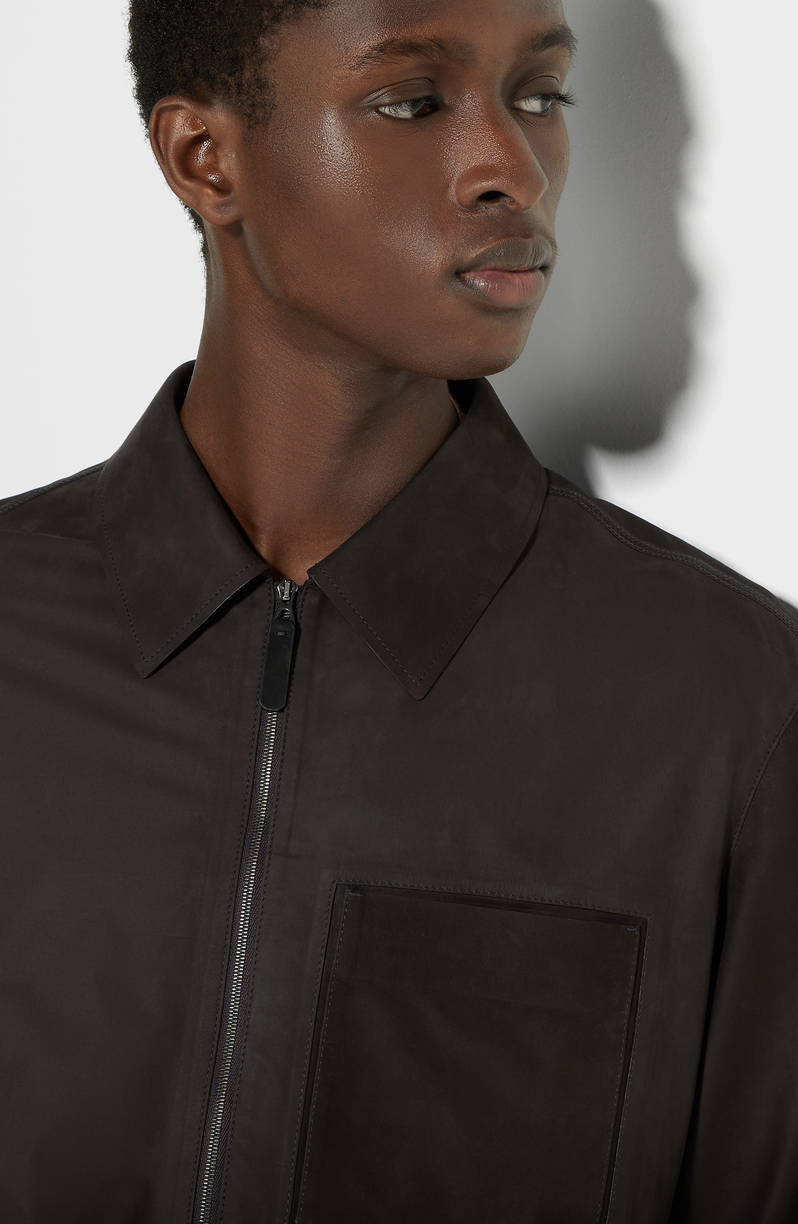SECONDSKIN Nubuck Overshirt - 3