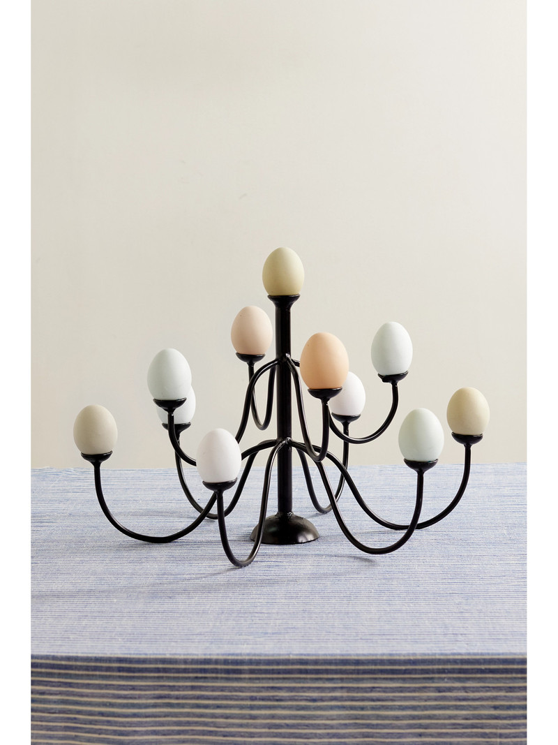 Gohar World Wrought Iron Egg Chandelier outlook