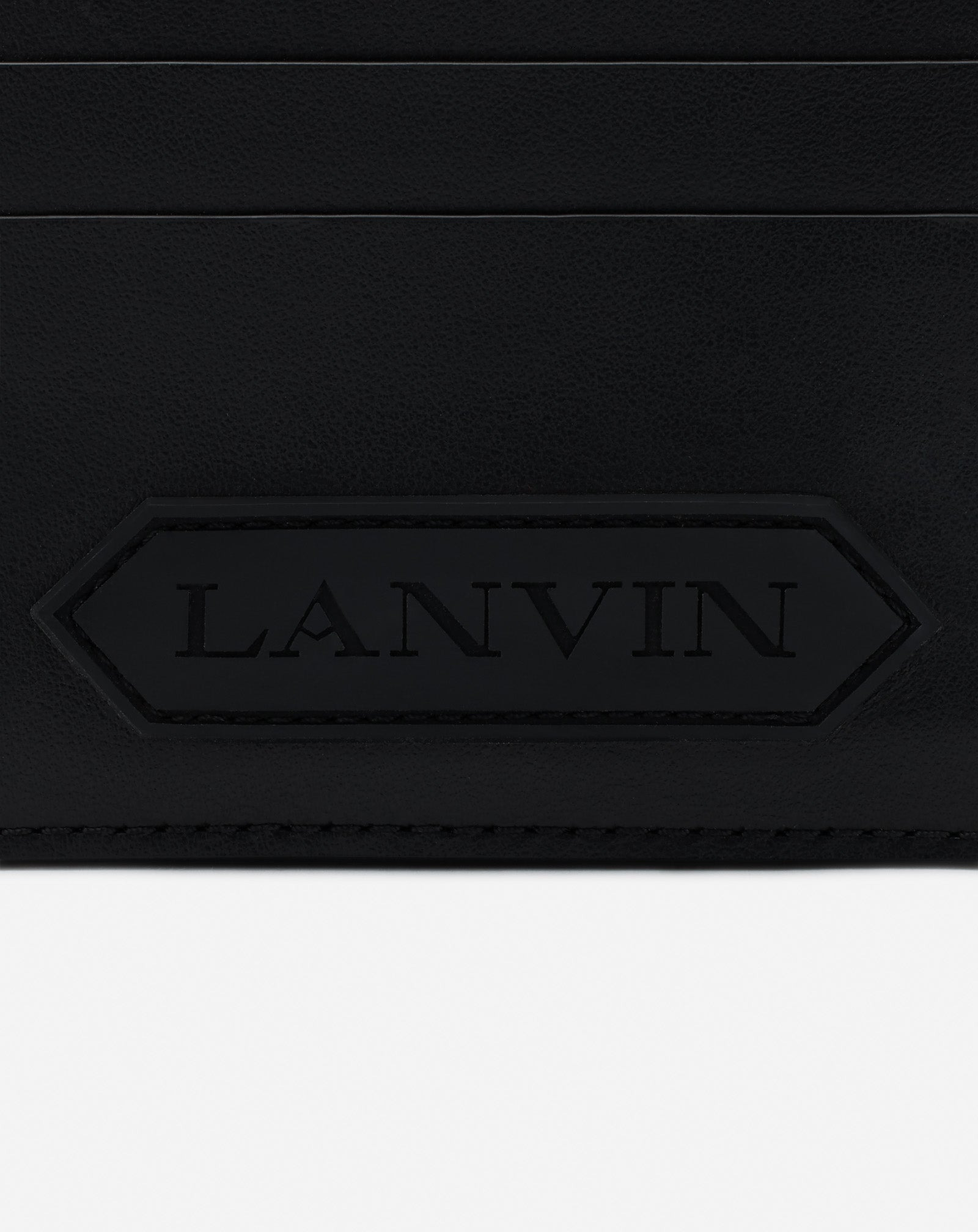 LANVIN SIGNATURE LEATHER CARDHOLDER - 5