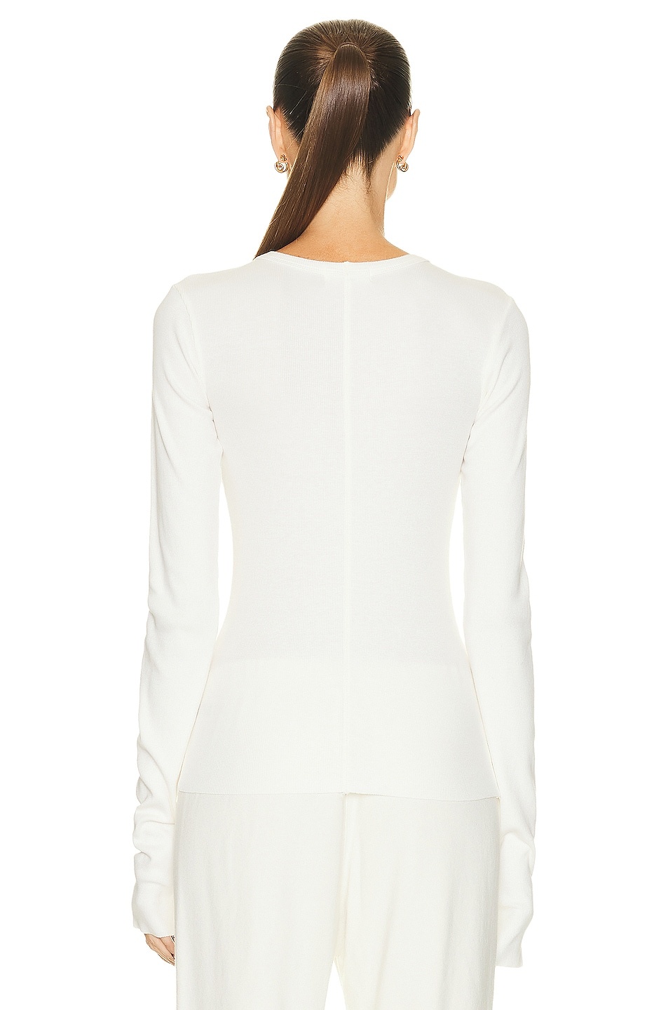 Long Sleeve Fitted Top - 3