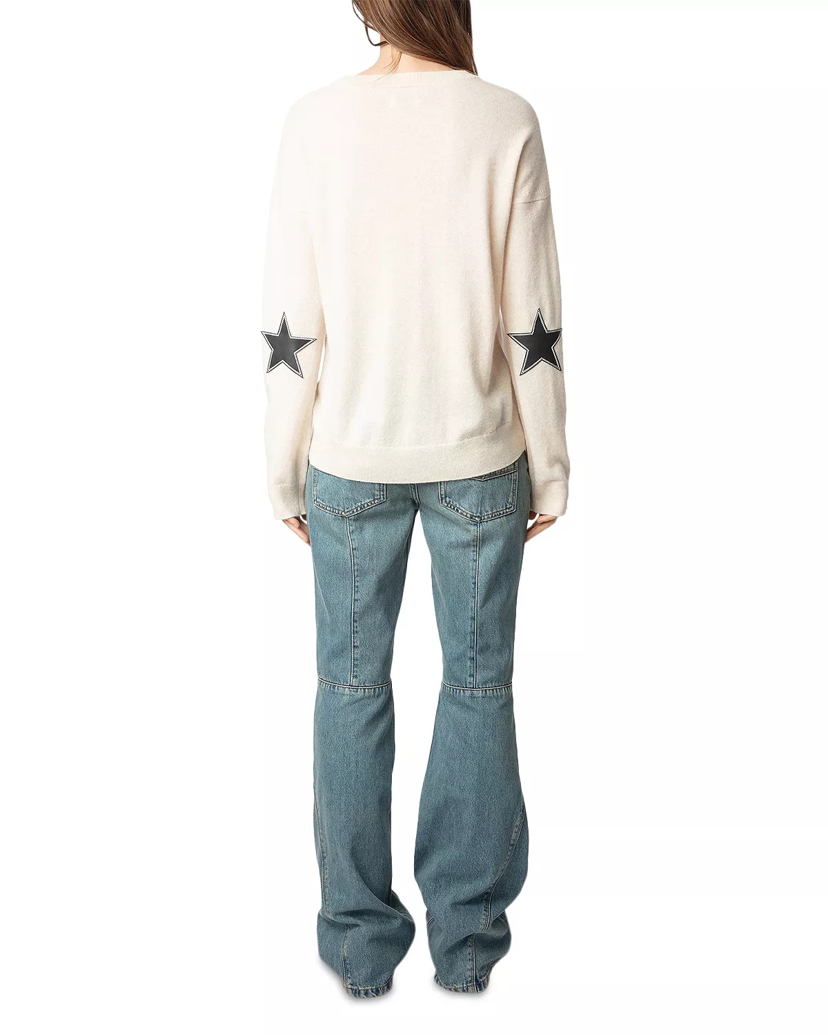 Cici Star Patch Cashmere Sweater - 6