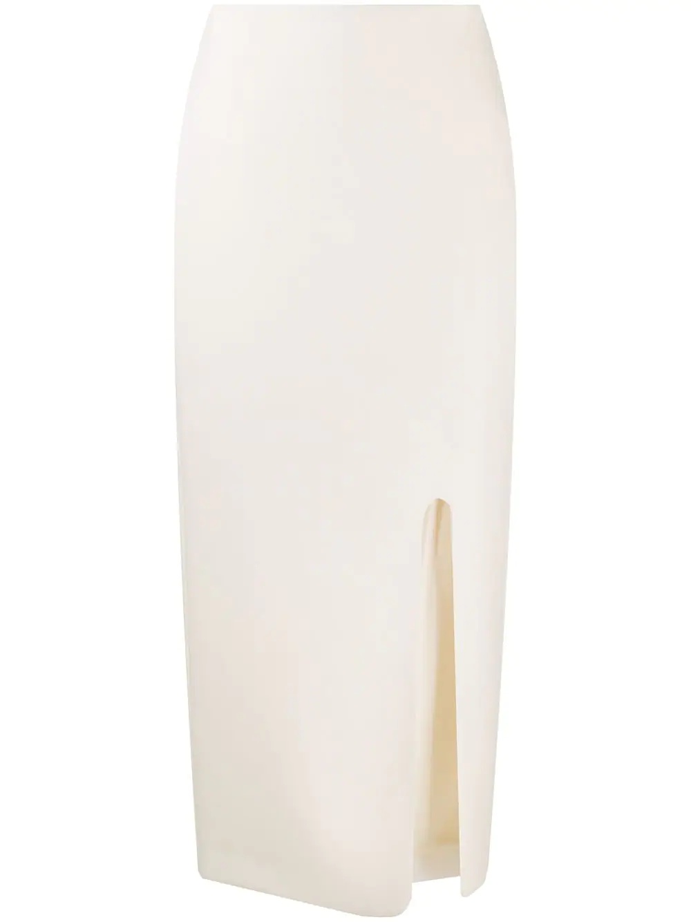 long straight slit skirt - 1