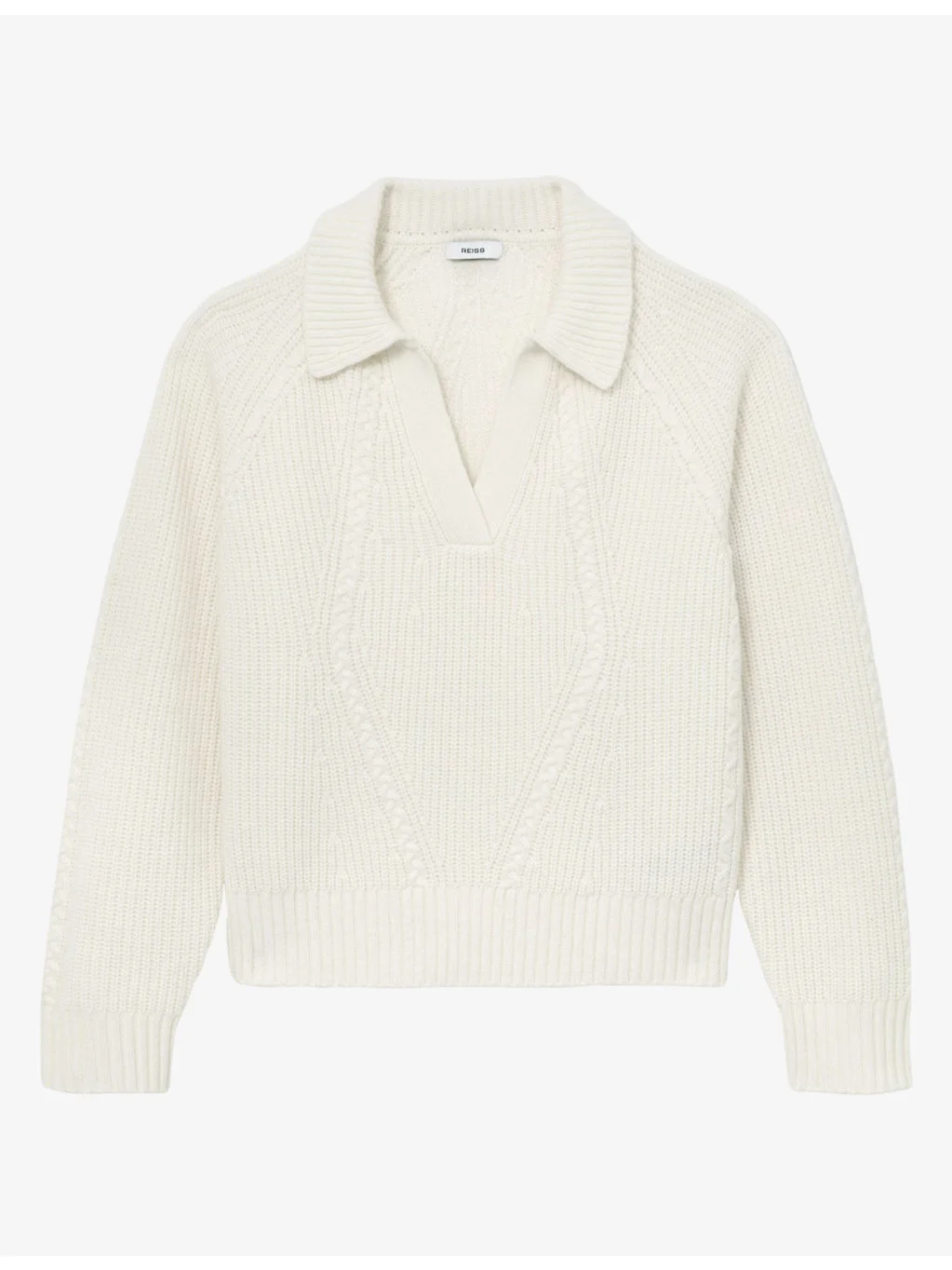 Lindy Cable-Knit Wool and Cashmere-Blend Jumper - 1