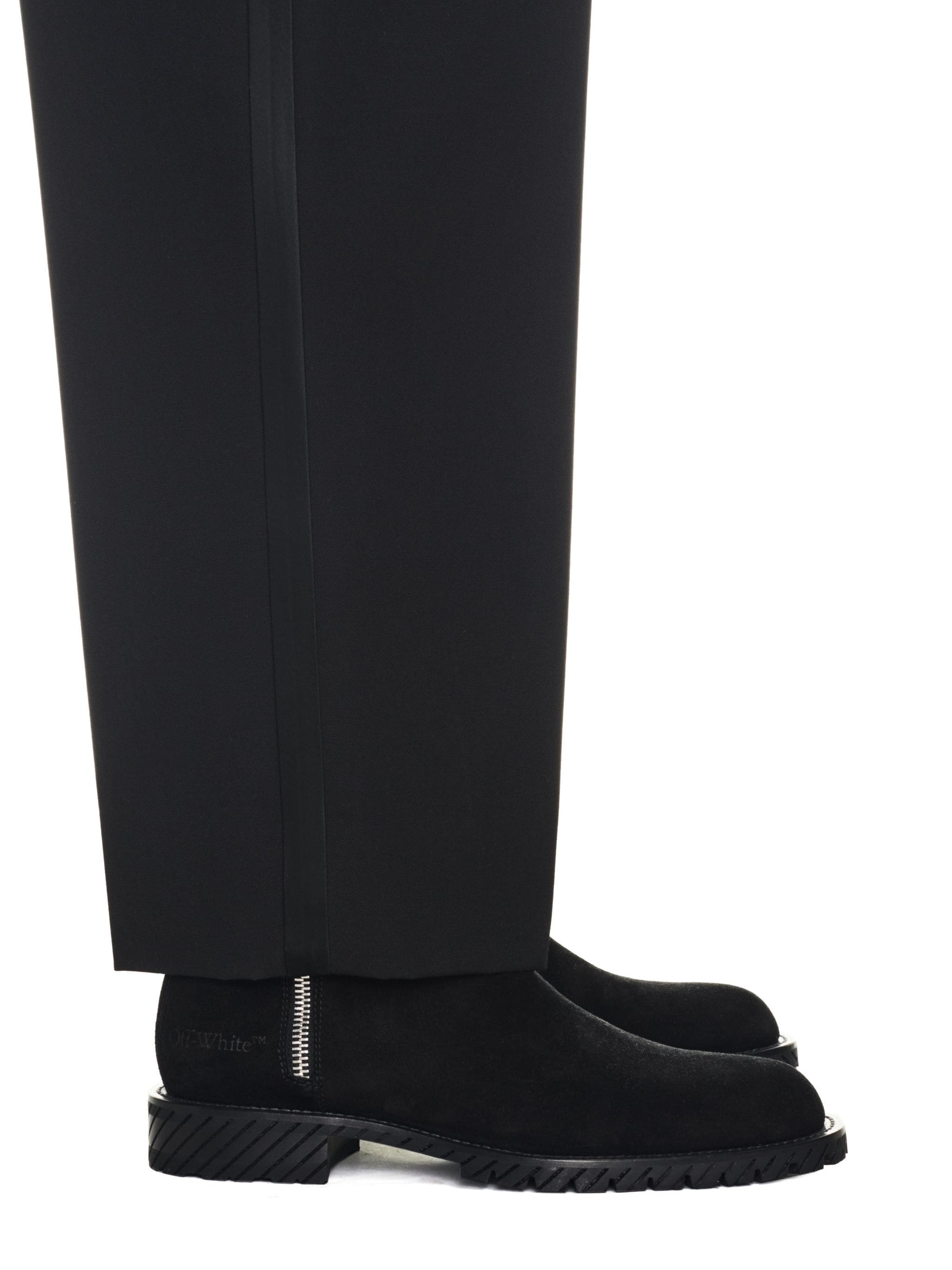 Military Suede Ankle Boot - 6