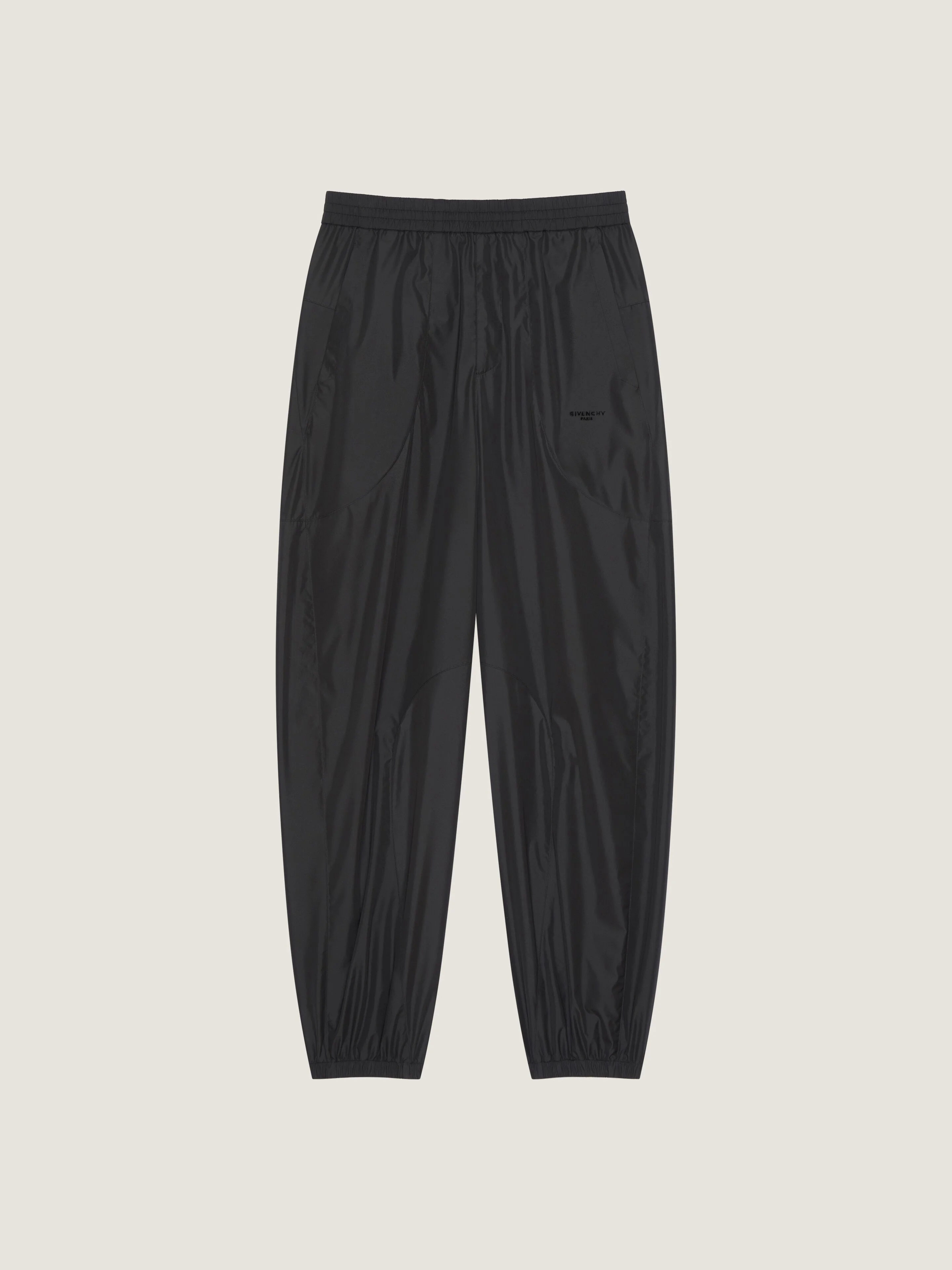 COUTURE SEAM JOGGERS WITH MIX MATERIAL CUT-OUTS - 1