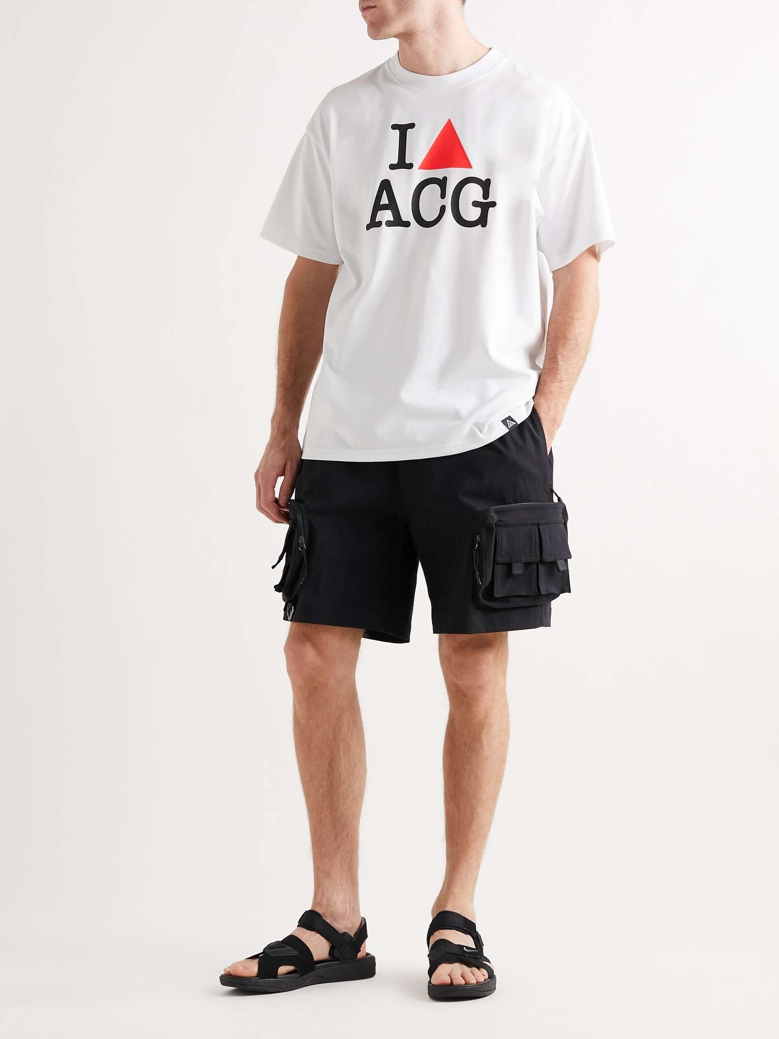 ACG NRG Wide-Leg Nylon-Blend Cargo Shorts - 2