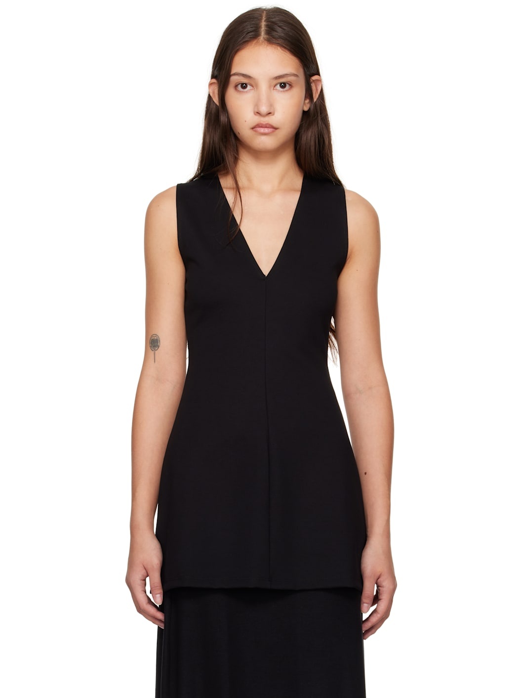 Black Rio V Tunic Top - 1