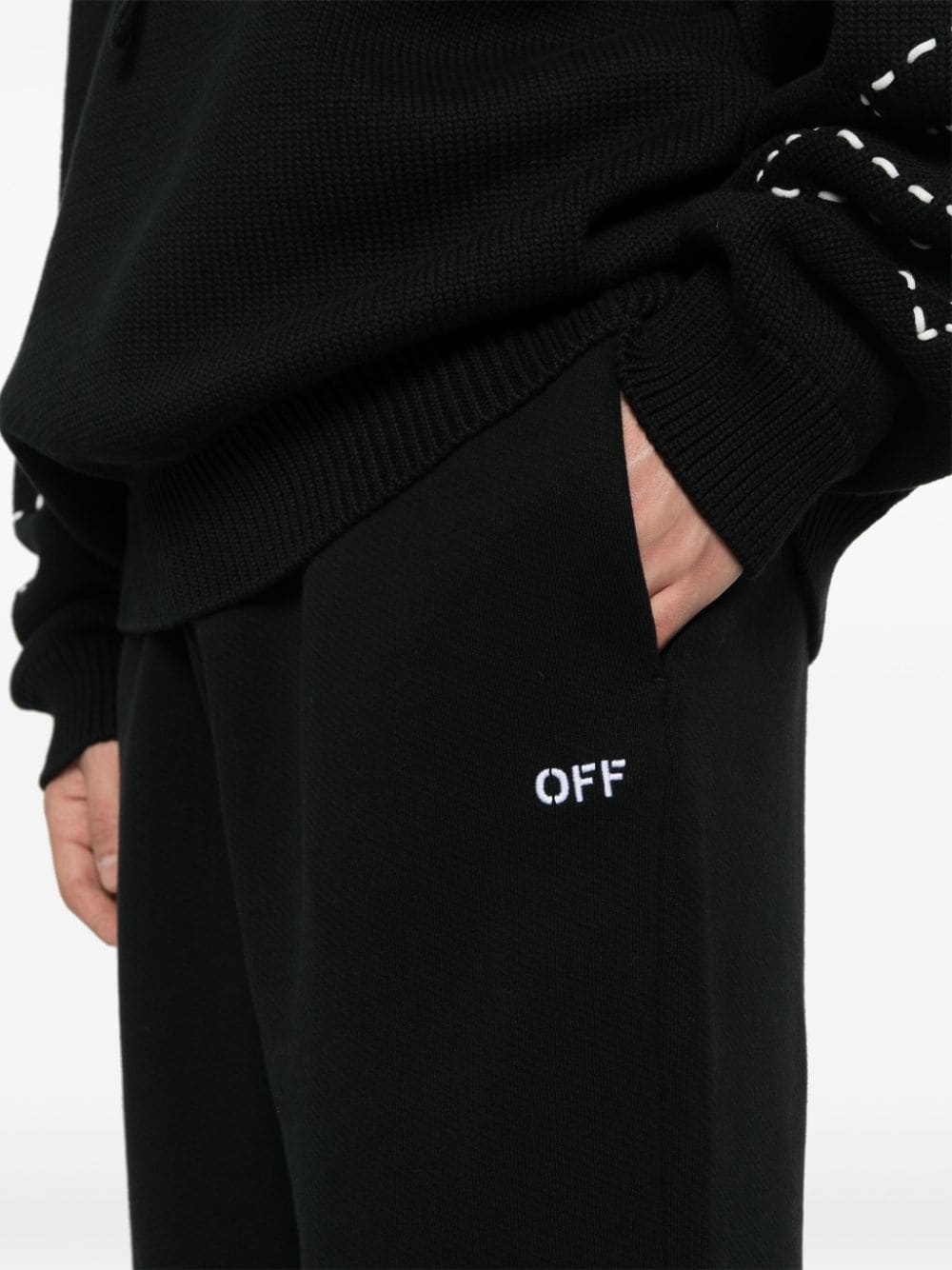 SCRIBBLE DIAGS SWEATPANTS - 5