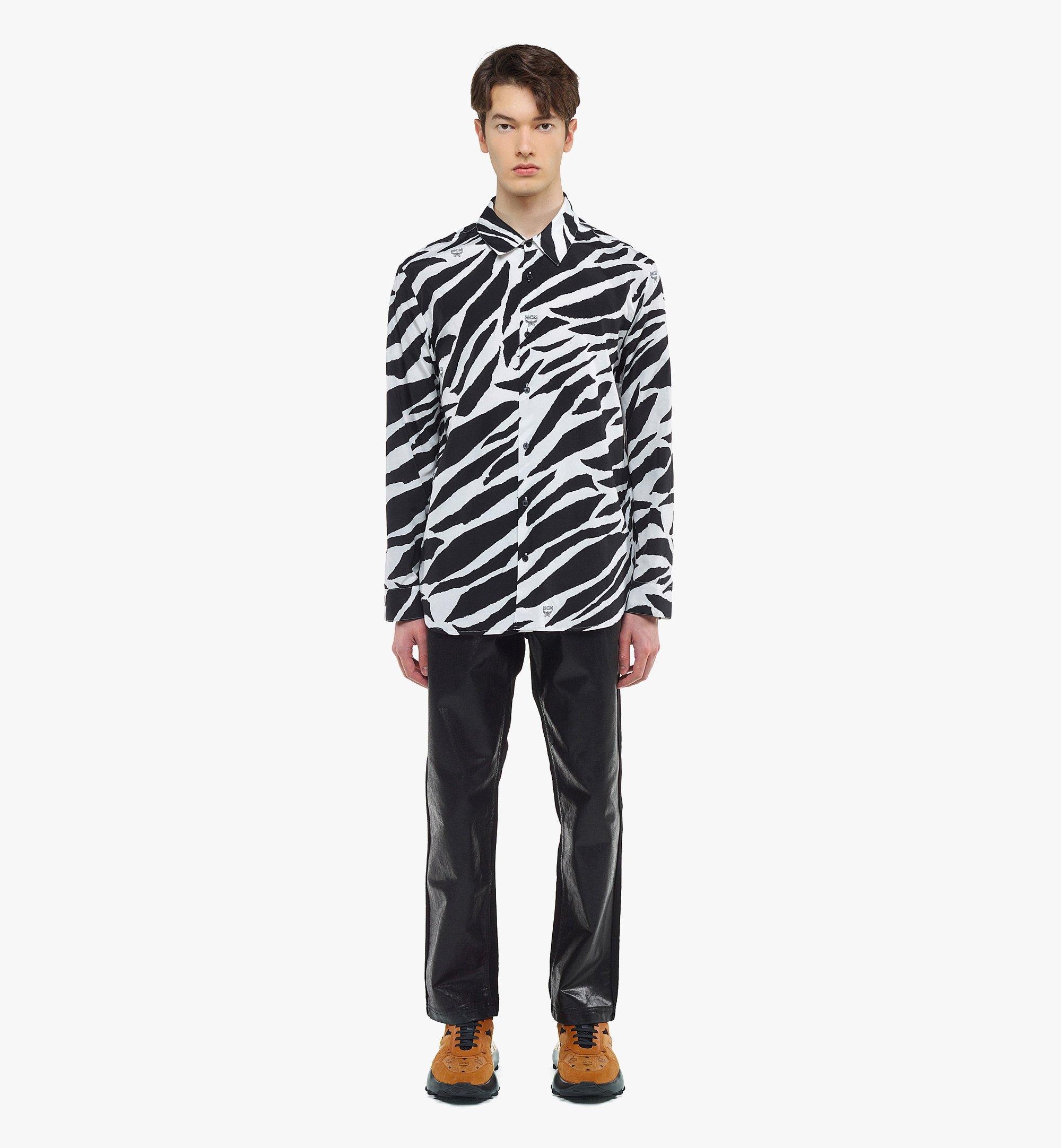 Men’s Meta Safari Zebra Print Shirt - 2
