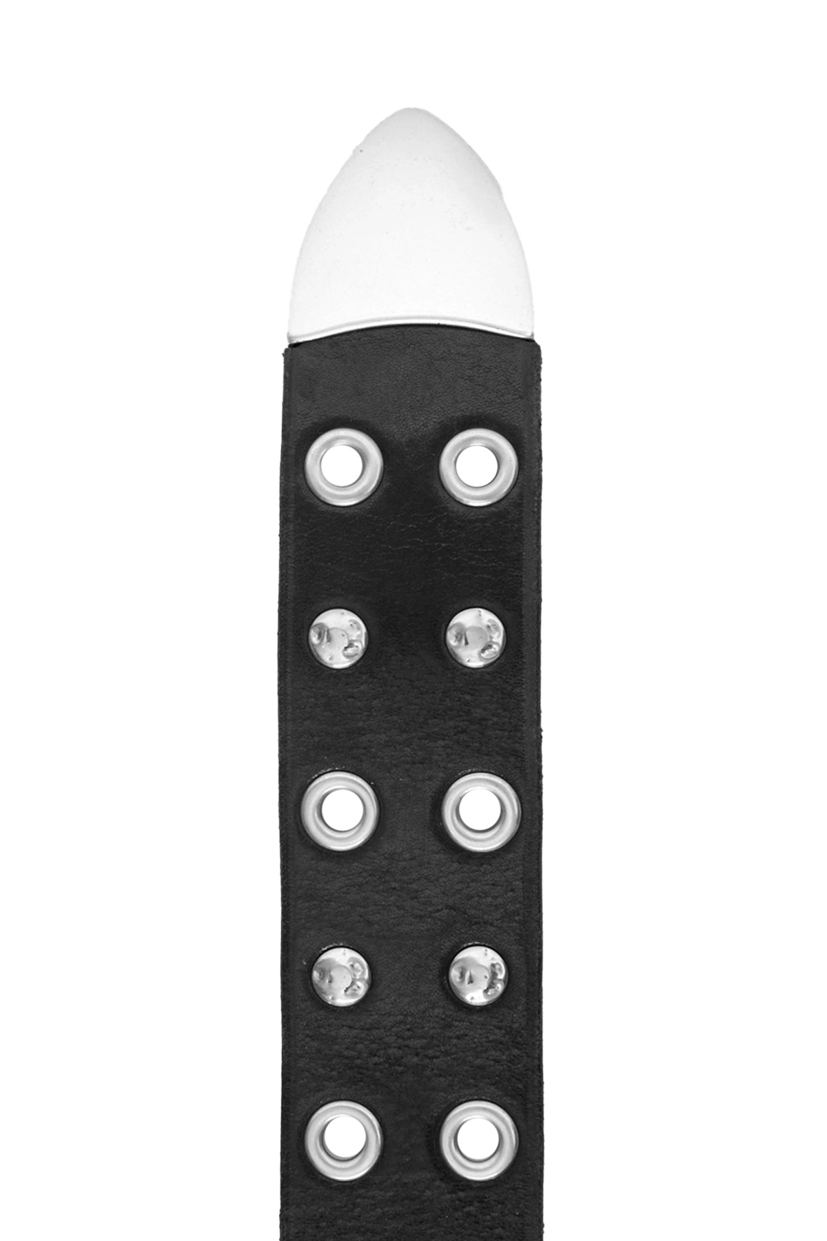 Our Legacy Studded Double Tongue Belt Black - 2