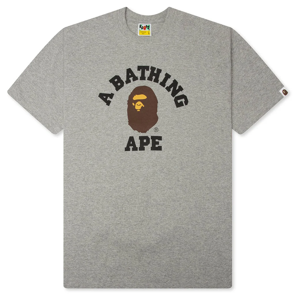 COLLEGE TEE - GRAY - 1