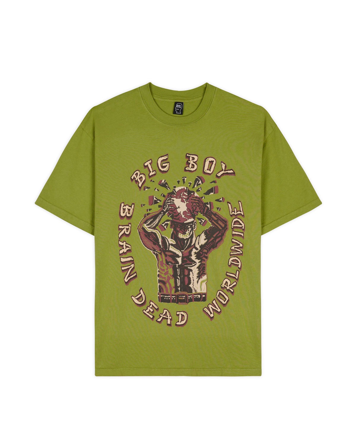 Brain Dead x Big Boy Sound and Fury T-shirt - Moss - 1