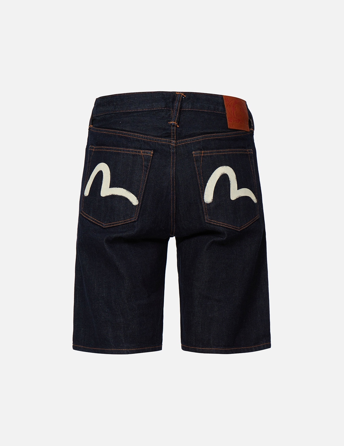 SEAGULL PRINT DENIM SHORTS - 2