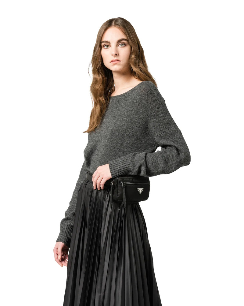 Prada Fabric and leather belt bag outlook